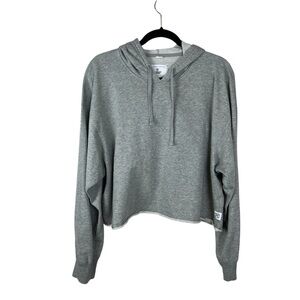 Reigning Champ Cropped Hoodie Sweatshirt